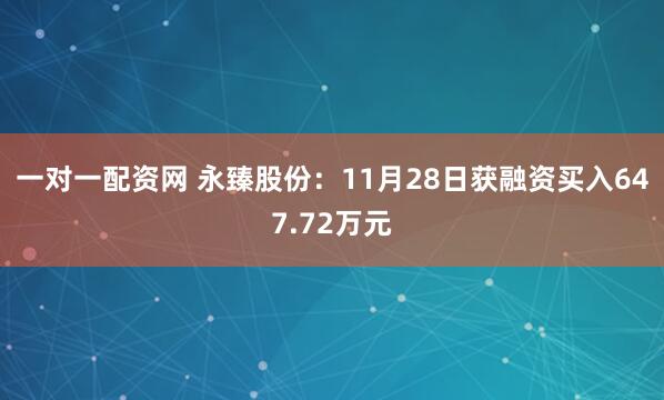 一对一配资网 永臻股份：11月28日获融资买入647.72万元